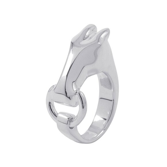 HERMES Silver Ring - Picture 1 of 9